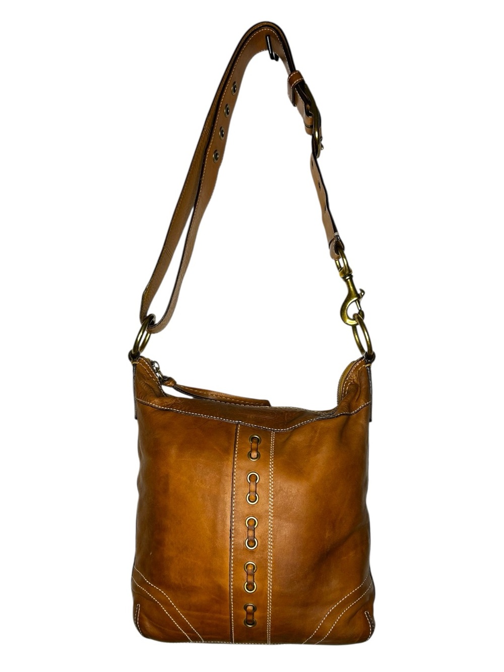 Vintage Coach Chelsea Laced Duffle Crossbody Shoulder Bag 10399 - Picture 2 of 15